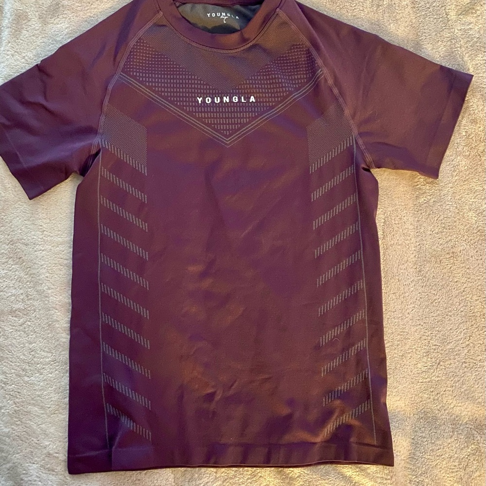 YoungLA Purple Rash Guard Swimwear